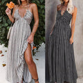 2023 TEMU Women's Adjustable Strap Pocket Maxi Dress