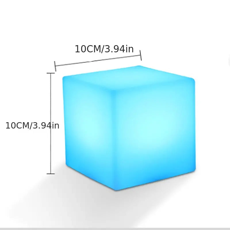 Rechargeable Cube LED Stool Table with Remote Control