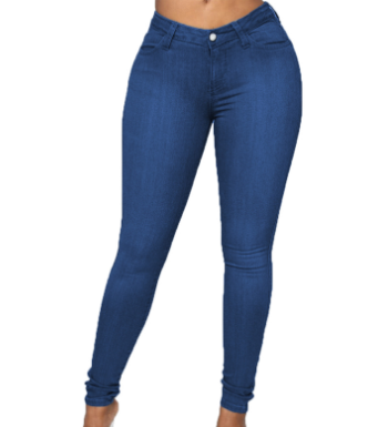 High Rise Super Skinny Tummy Control Women's Jeans