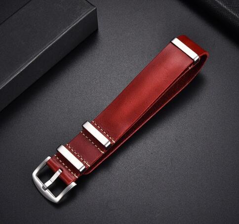 Retro Top Layer Cowhide Leather Watch Strap