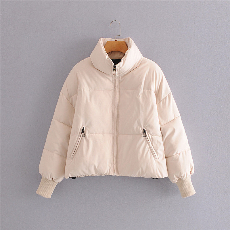 Casual Loose Women's Cotton Jacket for Fall/Winter