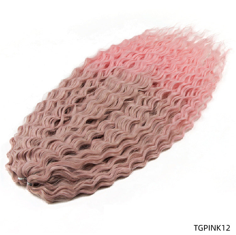 Chemical Fiber Water Ripple Crochet Curls Extensions