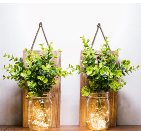 Solar Mason Jar Hanging Light for Garden and Balcony Decor