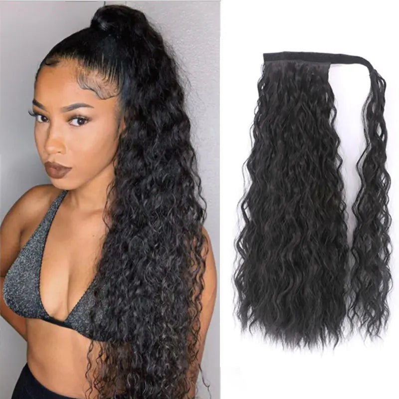 European Long Wavy Hair Wig with Invisible Tape (Direct Sale)