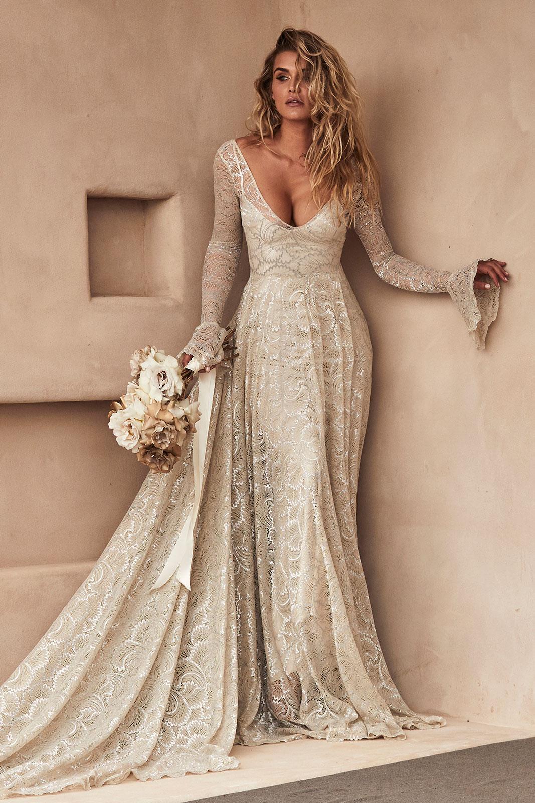 2019 Women's Sexy Deep V Backless Long Dress