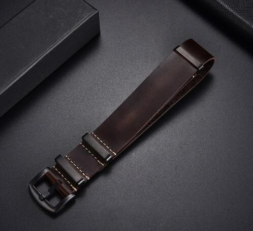 Retro Top Layer Cowhide Leather Watch Strap