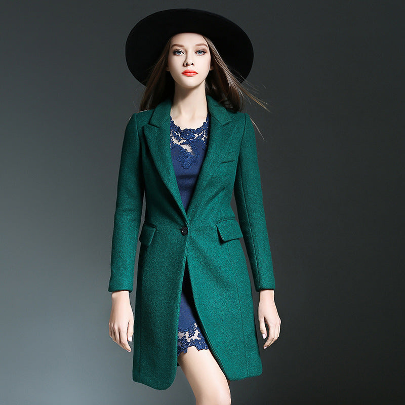 Korean Mid-length Slimming Nizi Jacket