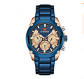 NAVIFORCE Men's Steel Band Watch for Sports & Business