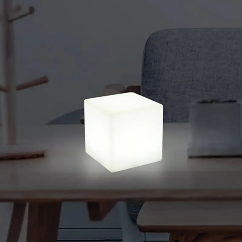 Rechargeable Cube LED Stool Table with Remote Control