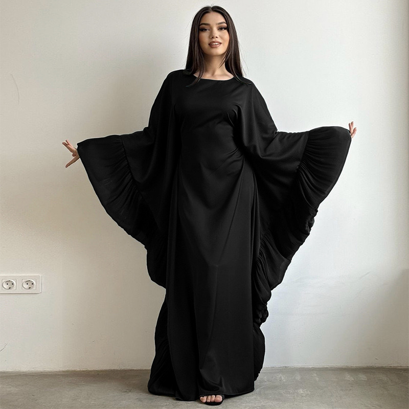 Lace Sleeve Patchwork Kimono Robe
