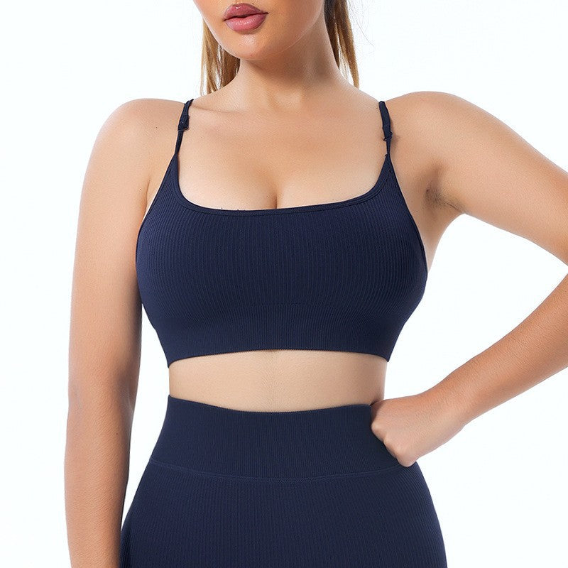 Seamless Yoga Set with Long Sleeve Top and Pants