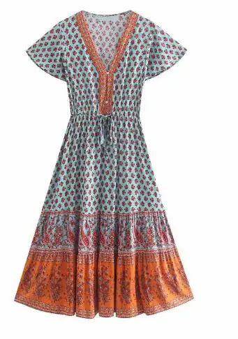 2019 Autumn Winter Women's Drawstring Waist Dress