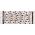 Non-Slip Cotton Bathroom Mat with Woven Design