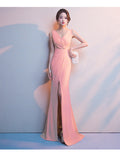 Elegant Long Mermaid Evening Dress for Women
