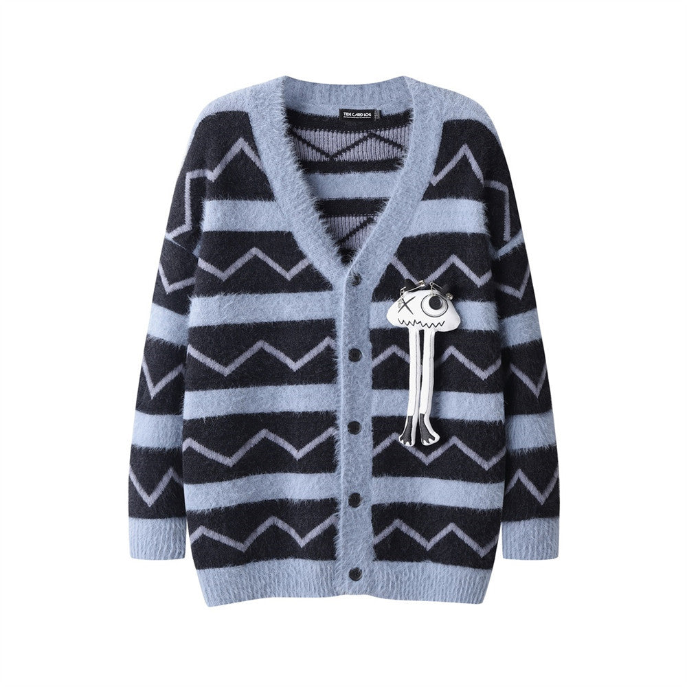 Unisex Loose Casual Sweater Coat for Everyday Wear