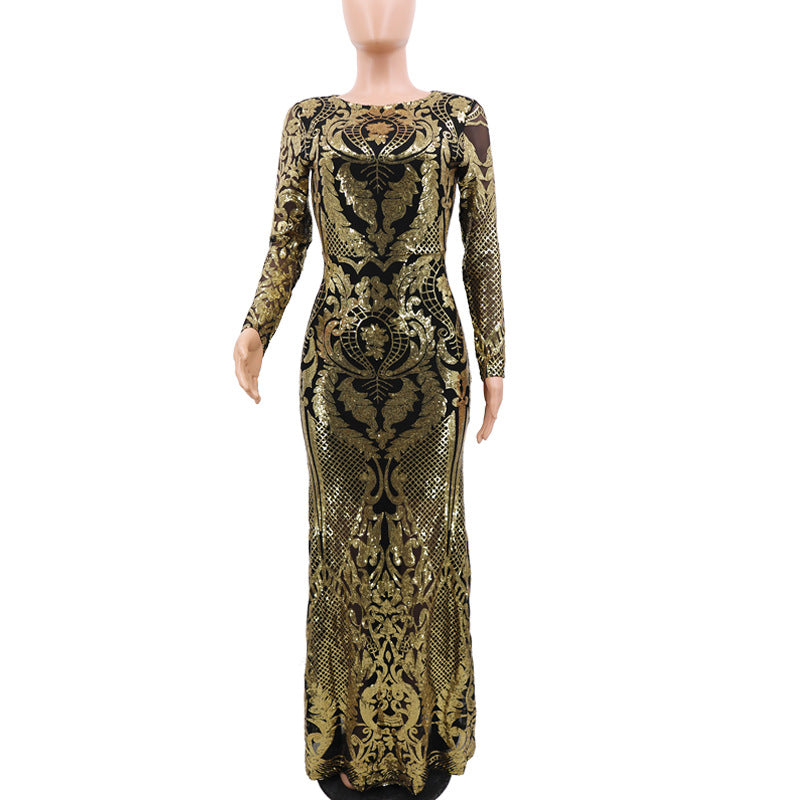 Fashionable Sequin Dress for Parties and Events