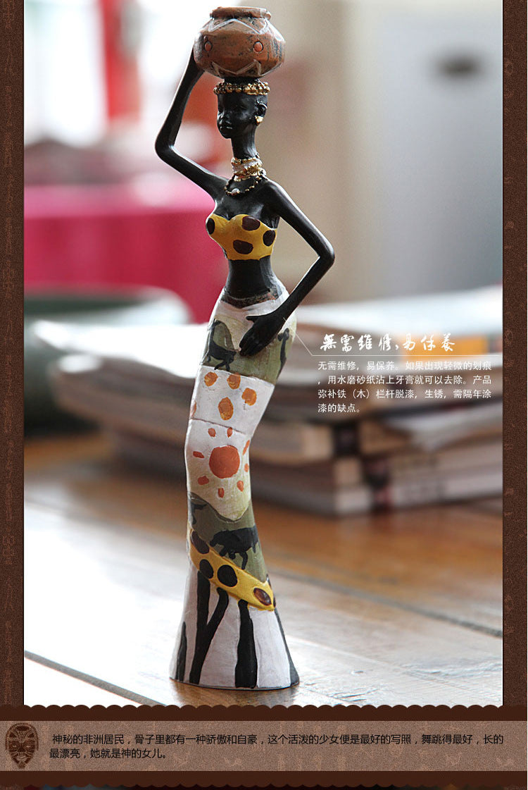 "Crafts, Resin Crafts, Doll Three-Piece Set"