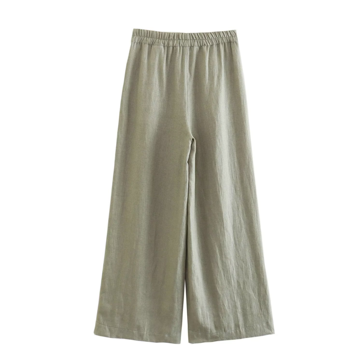Casual Summer Set with Belted Linen Top (One Set)