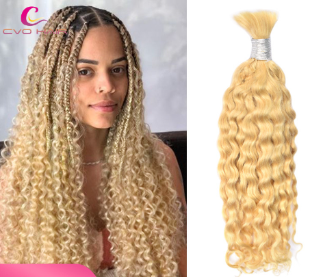 Human Hair Bulk Extensions for Styling and Waves