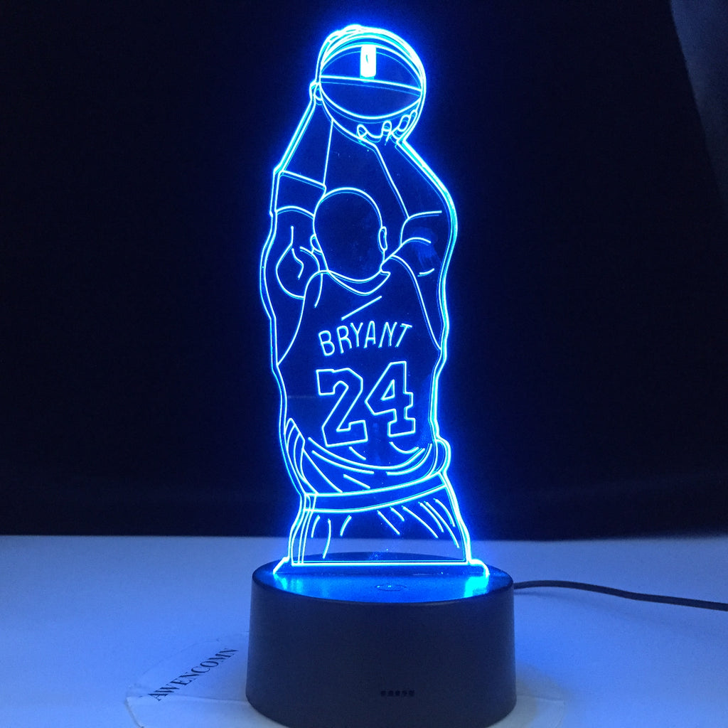 Colorful Touch Remote LED Visual Lamp 3D Night Light