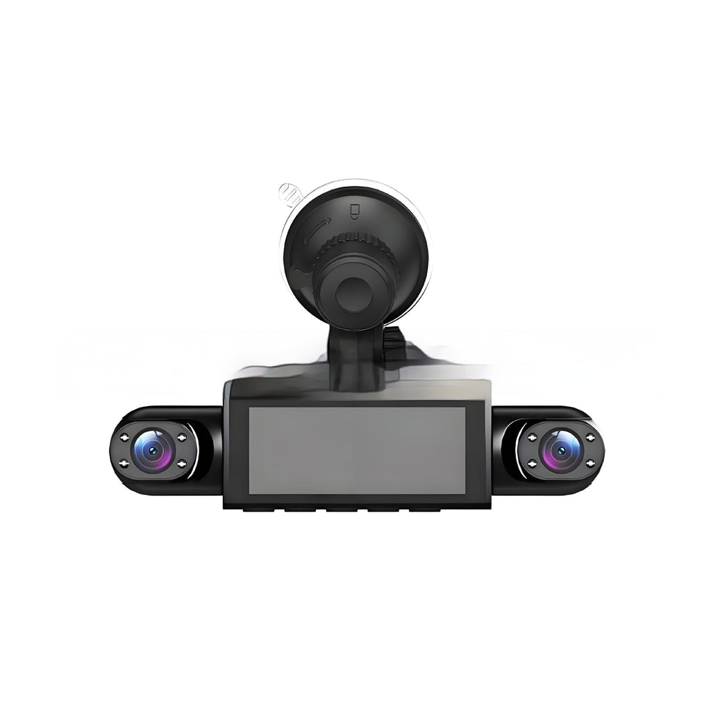 Four-lens HD Surveillance Dash Cam with Rearview