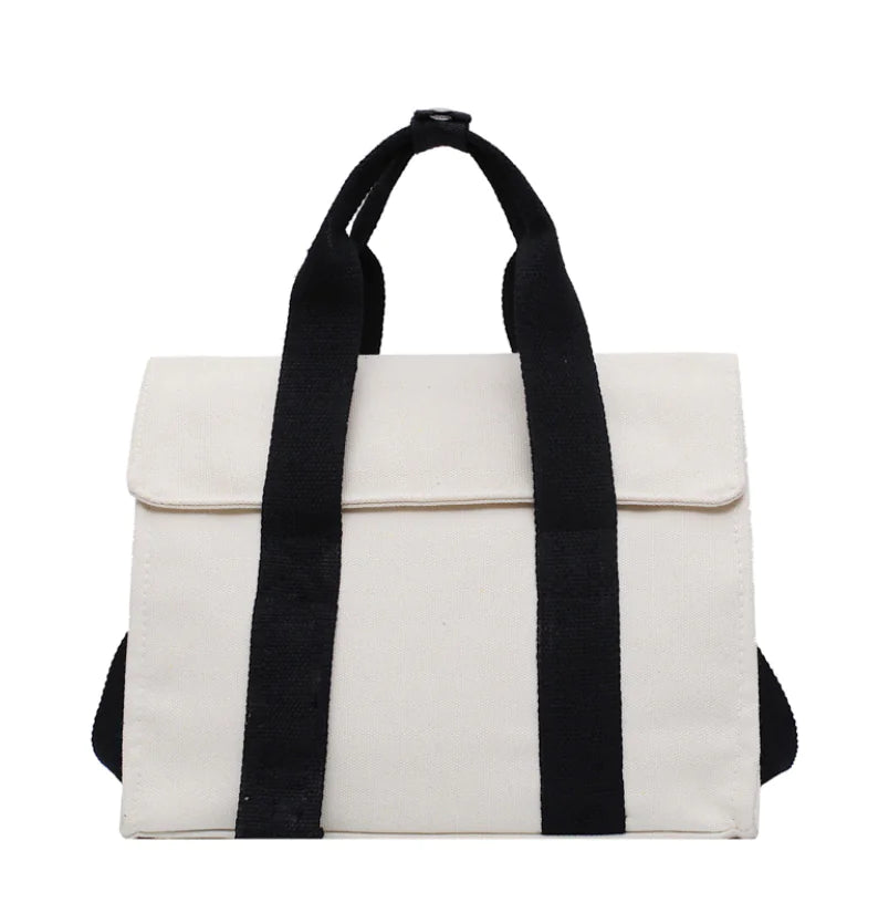 Trendy Large Capacity Canvas Tote Bag for Women