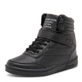 Breathable High Top Black and White Women's Sneakers
