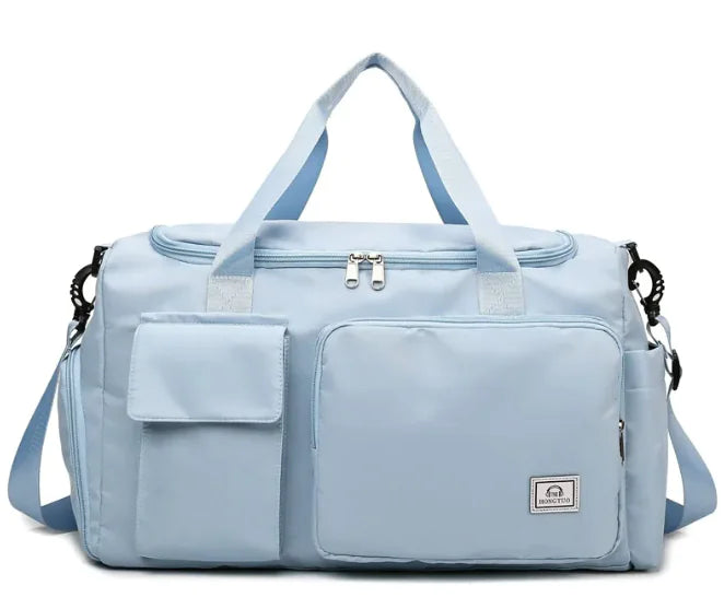 Large Capacity Dry & Wet Separation Travel Bag with Shoe Compartment