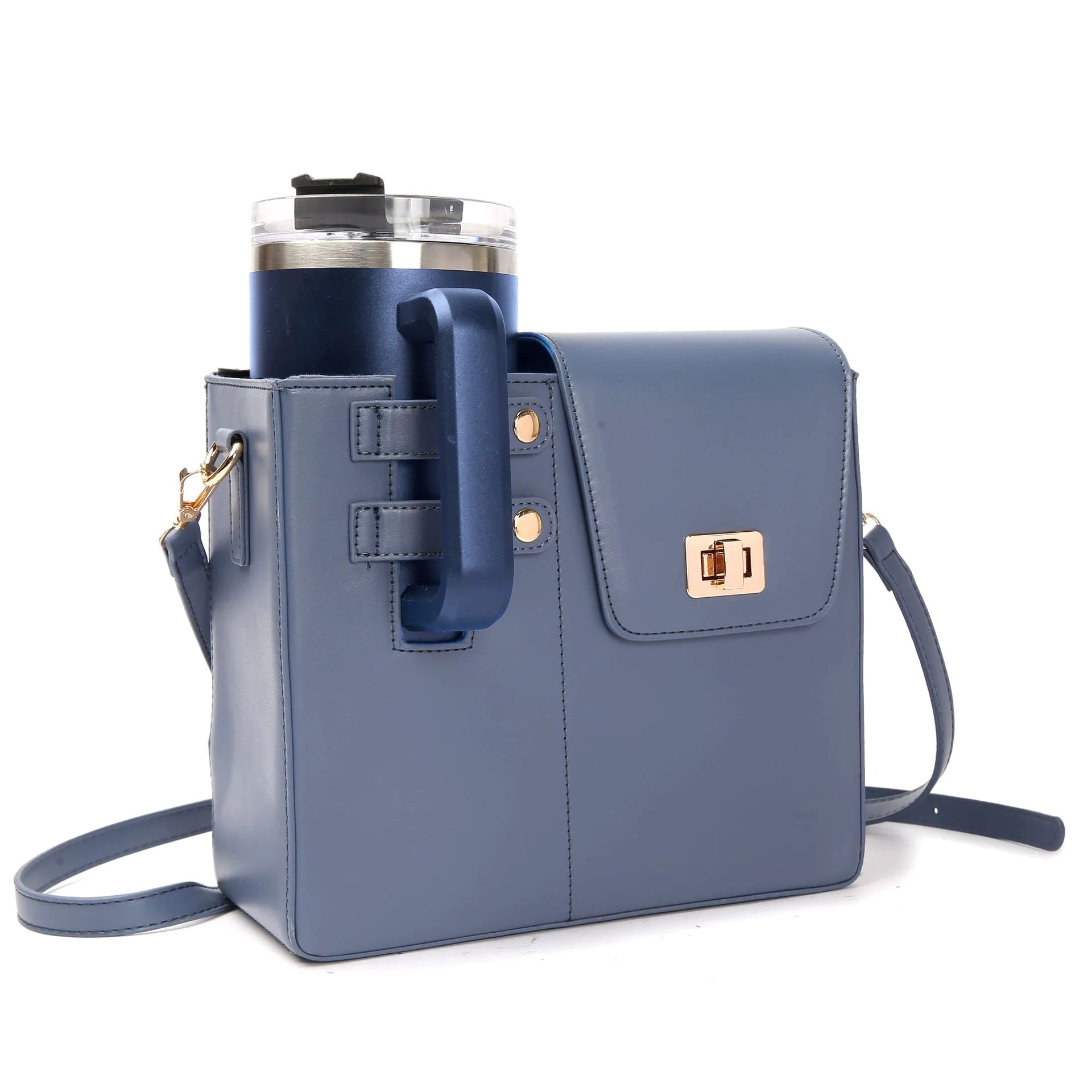 Universal Large Insulated Crossbody Kettle Bag for Bottles