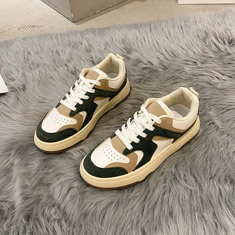 Women’s Casual Retro Thick-Soled Sneakers for Spring