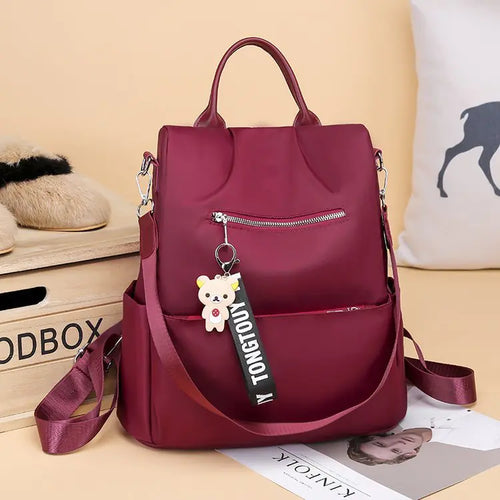 Fashionable Anti-Theft Oxford Cloth Backpack for Women