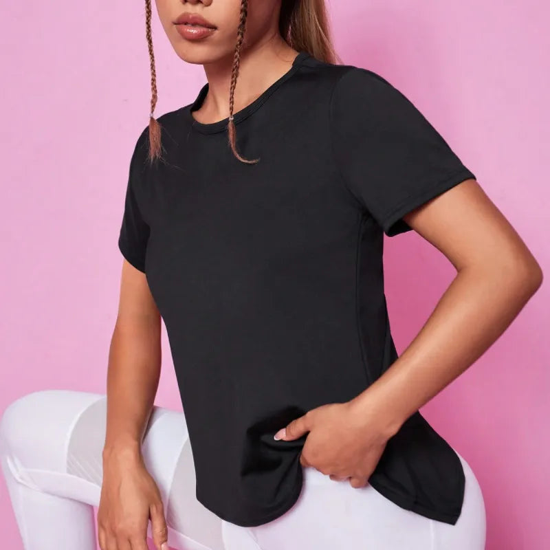 Breathable Quick-drying Mesh Yoga T-shirt