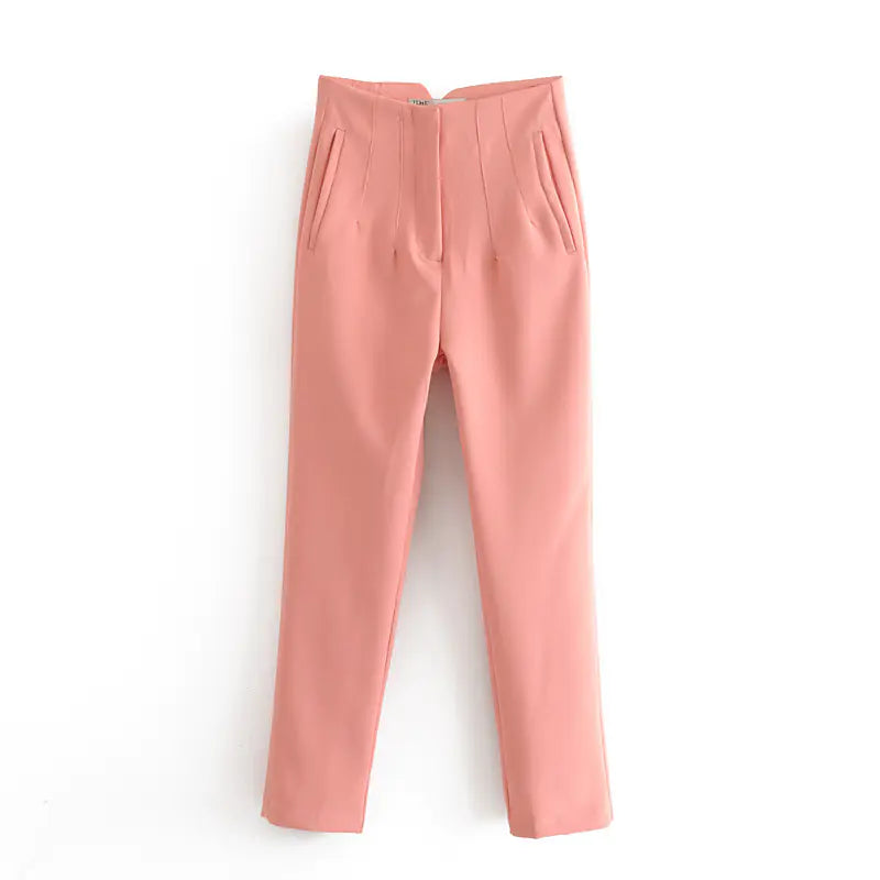 Comfortable High-Waist Casual Street Pants for Women