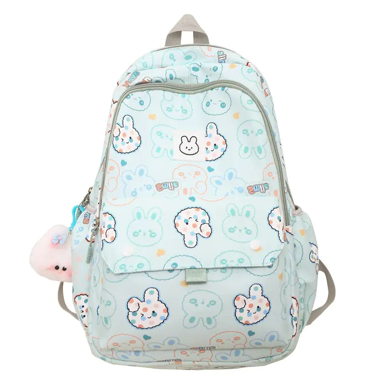 Cute Cartoon Print Women's Casual Backpack for School