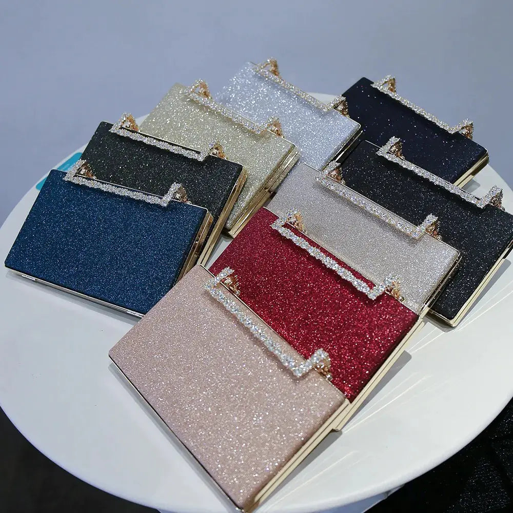 Diamond Evening Clutch Bags for Weddings and Parties