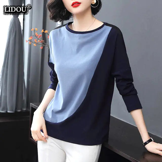 Asymmetric Fashion Tight T-Shirt