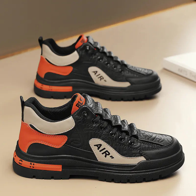 Trendy Men's Thick-Soled Casual Sneakers for Fall 2023