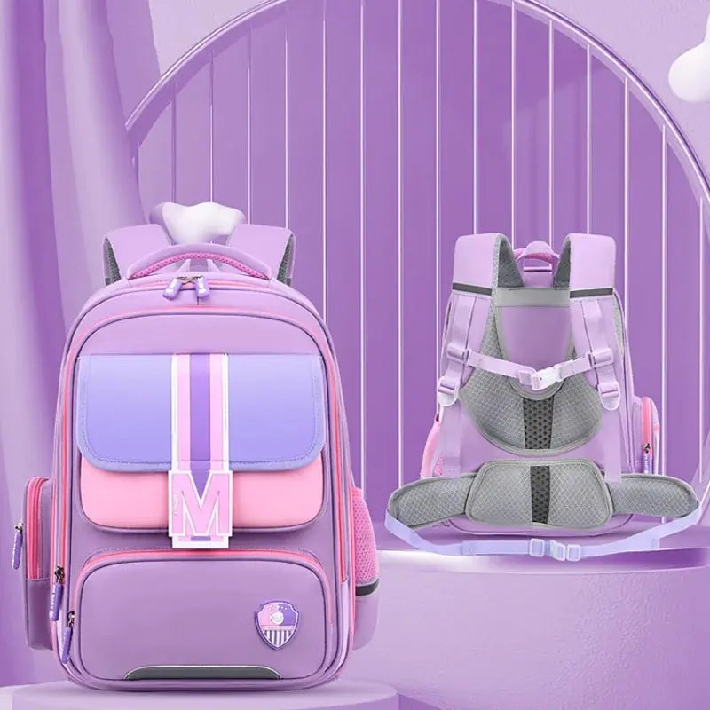 Lightweight Large Capacity Backpack for School Kids