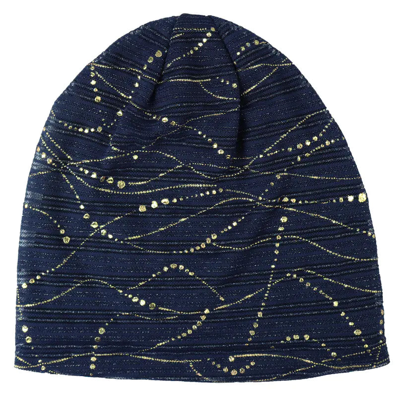 Breathable Rhinestone Sunscreen Hat with Headband