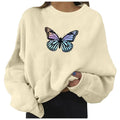 Oversized Women's Hoodie with Urban Alphabet Print
