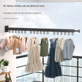 Retractable Wall Drying Rack for Small Spaces (One Piece)