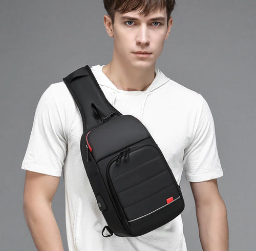 Men's Casual Crossbody Shoulder Bag - Large Capacity