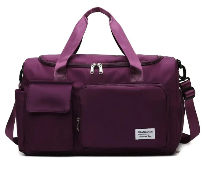 Large Capacity Dry & Wet Separation Travel Bag with Shoe Compartment