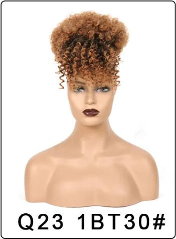 Lady Africa Fake Fluffy Hair Bud Bangs with Pack