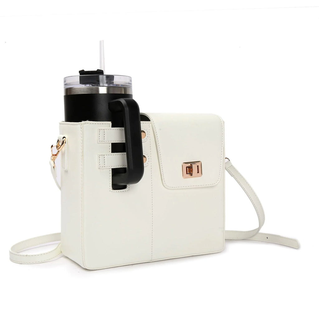 Universal Large Insulated Crossbody Kettle Bag for Bottles