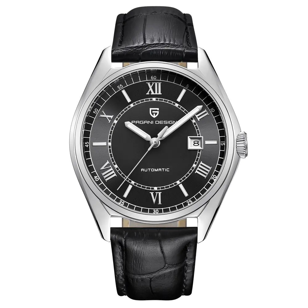 PAGANI DESIGN Men's Automatic Mechanical Watch (Leather)