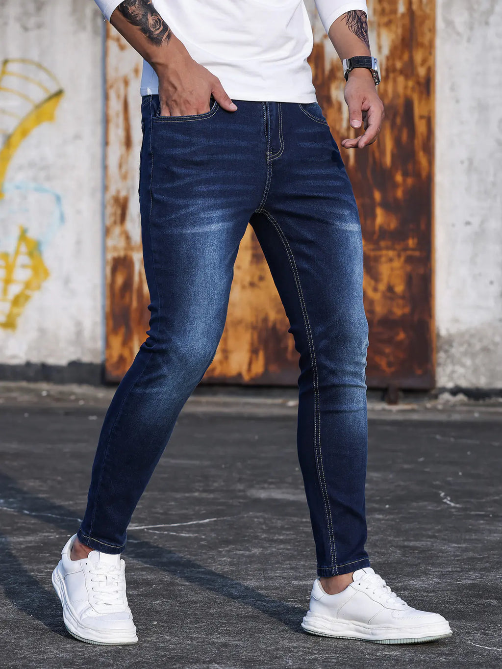 Men's Casual Stretch Skinny Jeans