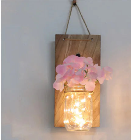 Solar Mason Jar Hanging Light for Garden and Balcony Decor