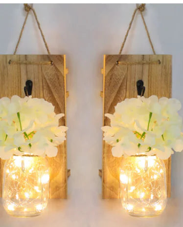 Solar Mason Jar Hanging Light for Garden and Balcony Decor
