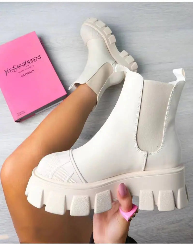 Plus Size Women's One-Step Socks Boots for Fall/Winter